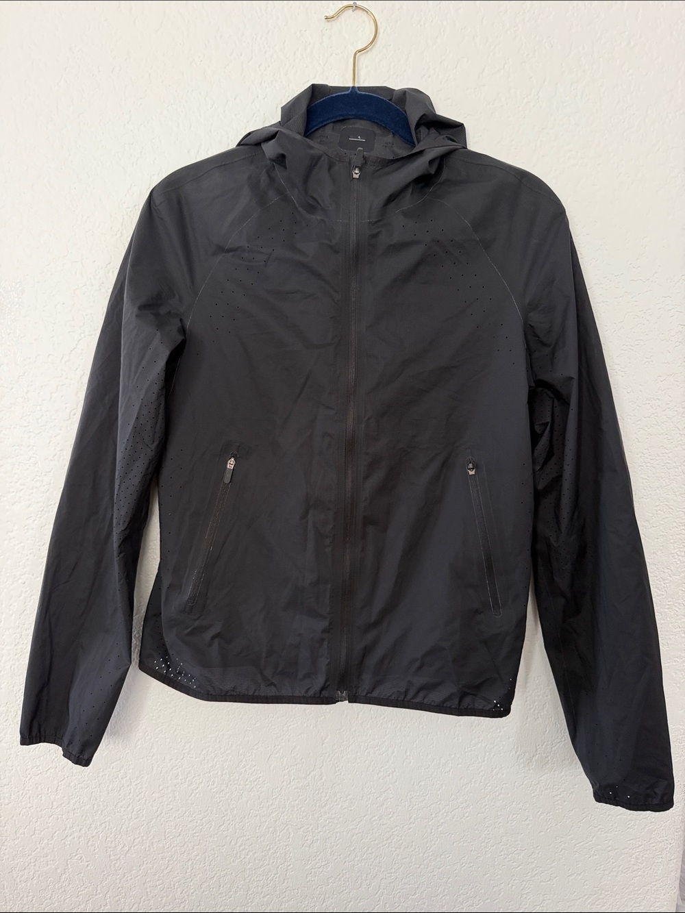 lululemon athletica Women's Black Hooded Lightweight Utility Jacket